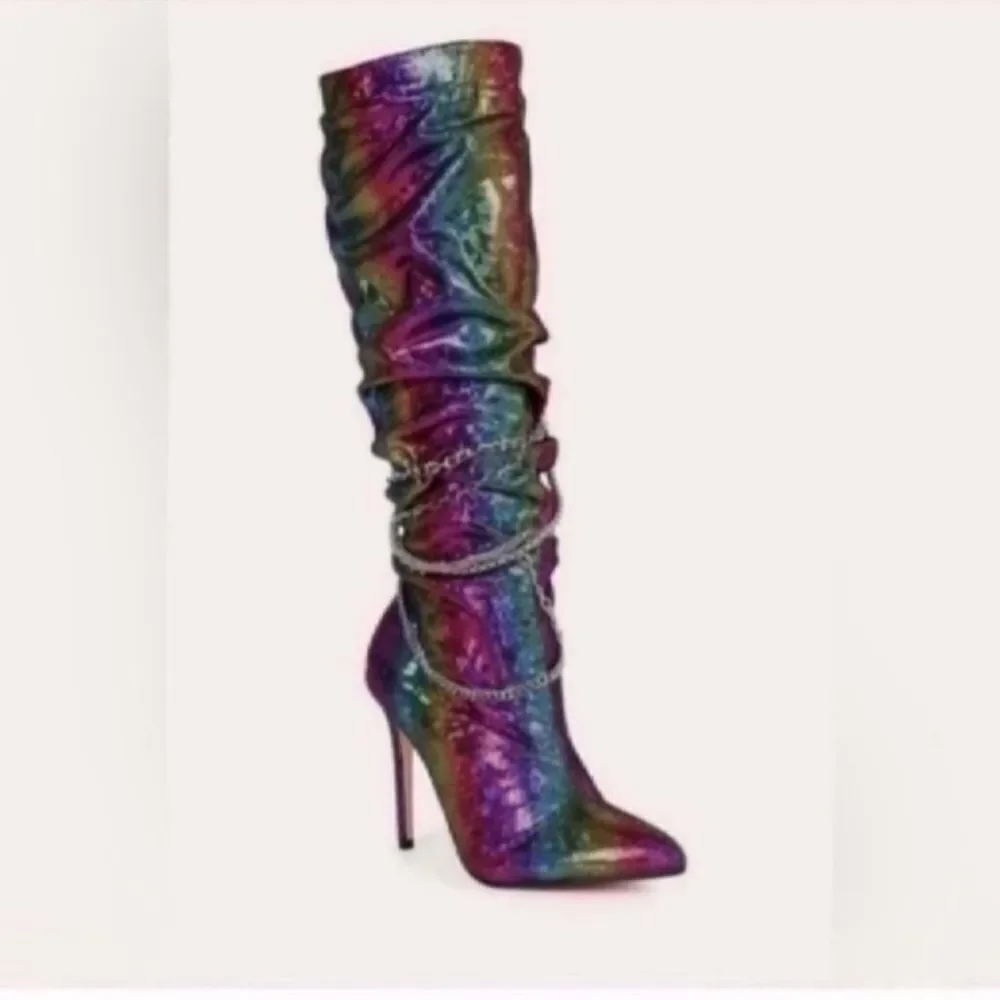 New beautiful Rivet High Heels Shoes 6